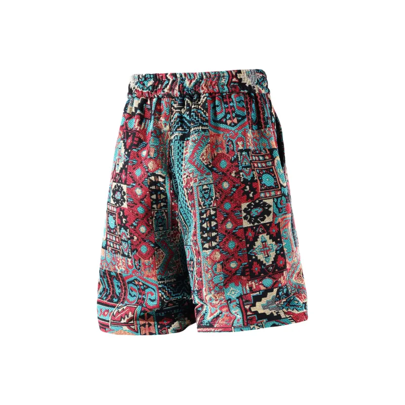 IN'S Casual Shorts Unisex Red-1