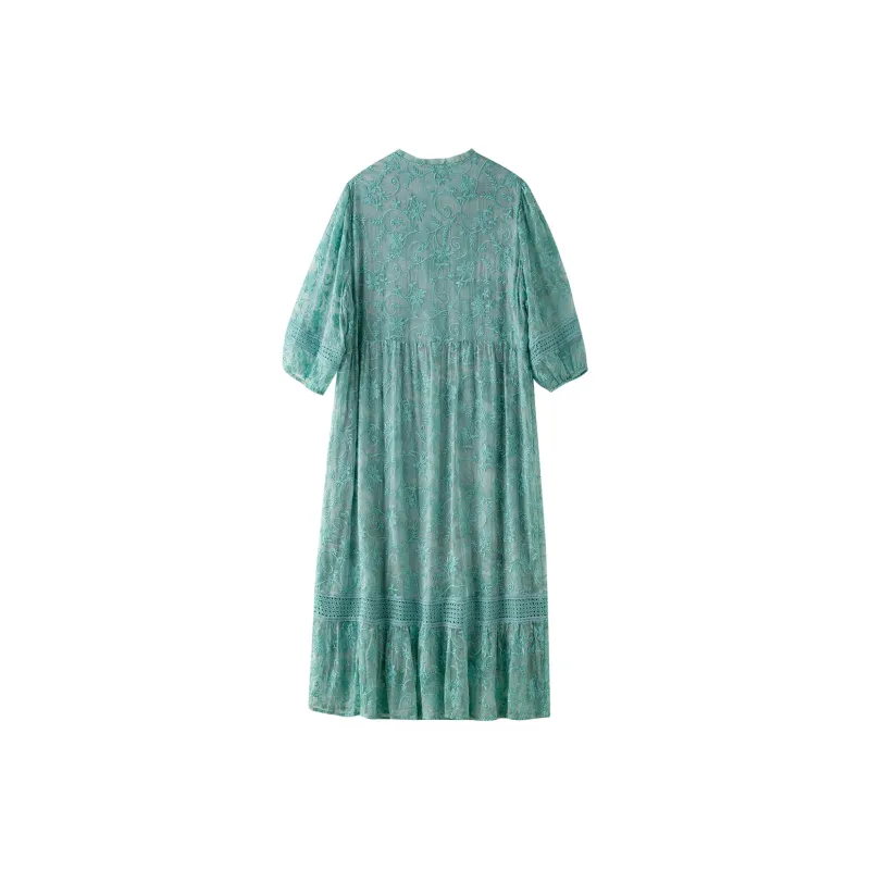 To The West Short Sleeved Dress Women's-1
