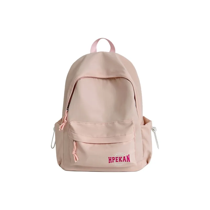 Alcohol Dragon Nylon Backpack Regular Women's Pink/Blue/Black/White/Red-0
