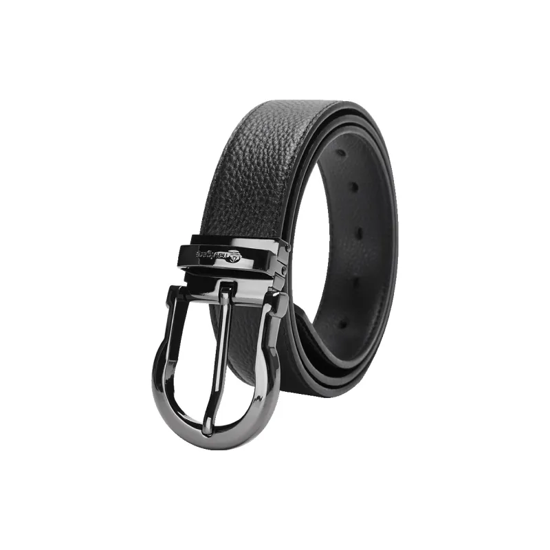 NAVIGARE Cow Leather Belts Men's Width 3.4cm-0