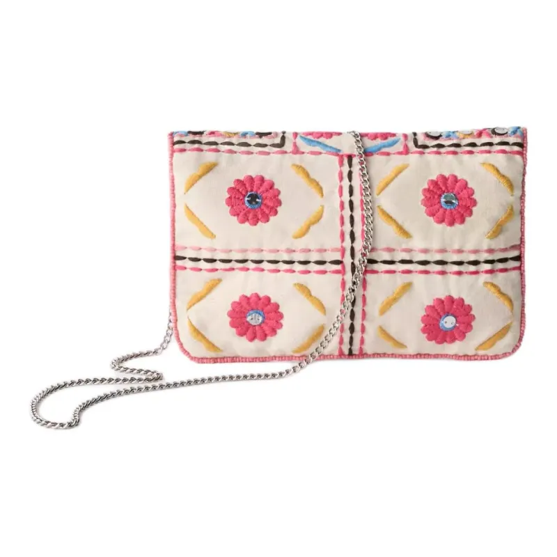 ZARA Cotton Crossbody Bag Kids' Light Beige Yellow-2