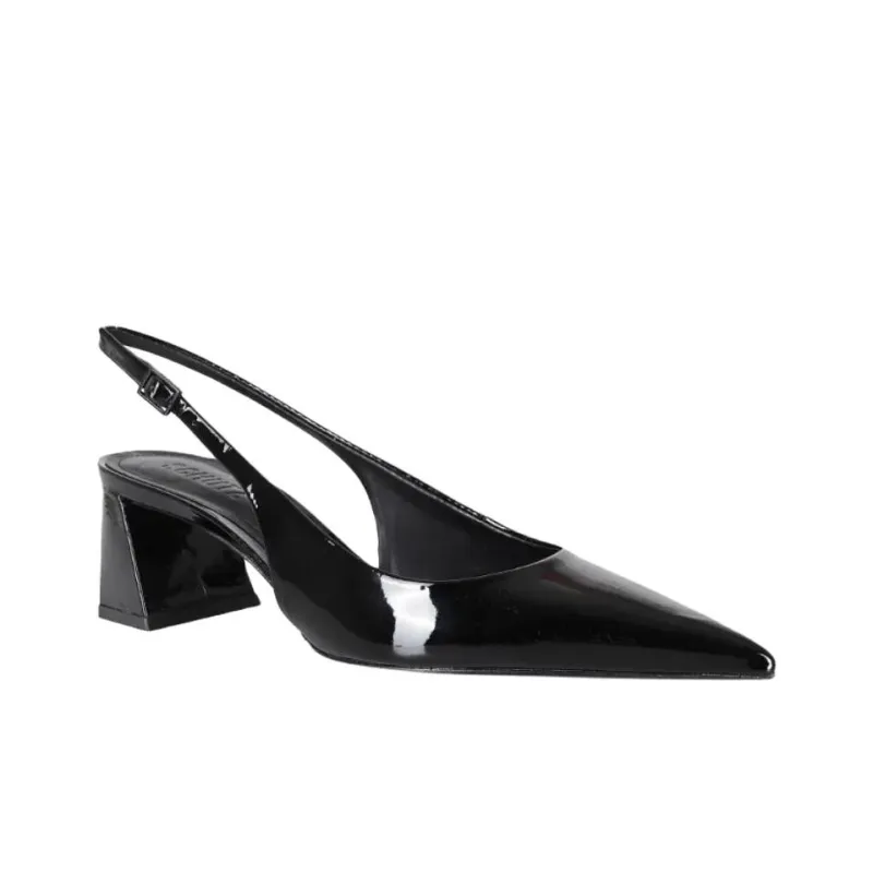 Schutz Rhonda Spool Heel High Heels 5cm Women's Black-2