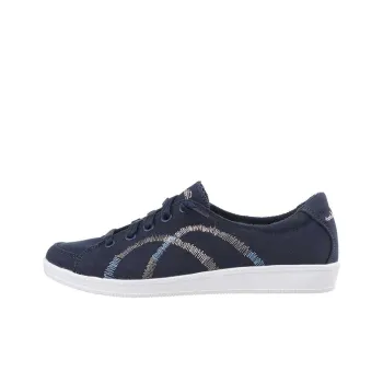 Skechers MADISON AVE Low Top Skateboard Shoes Women's Blue