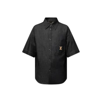 LOUIS VUITTON Short Sleeved Chambray Shirt