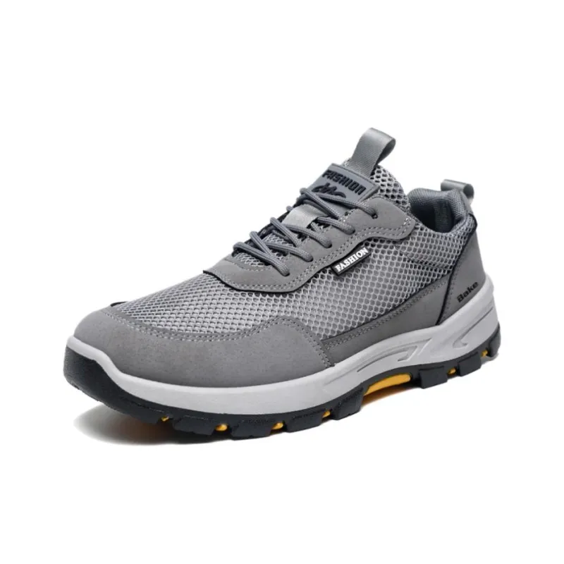 BAKE Shock Absorbers Slip Resistant Breathable Low Top Casual Shoes Men's-0