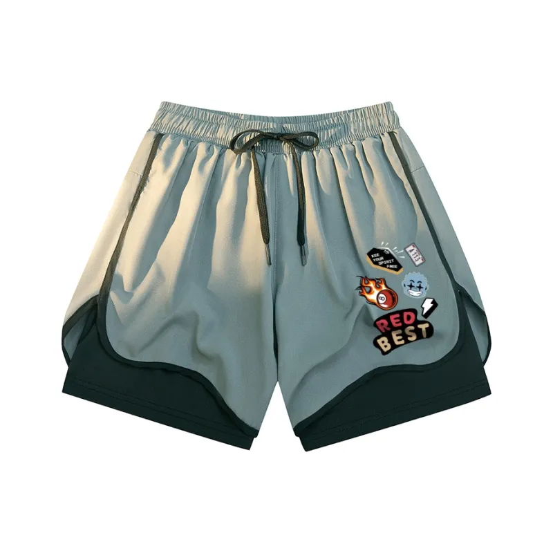 RED DRAGONFLY Casual Shorts Unisex-4