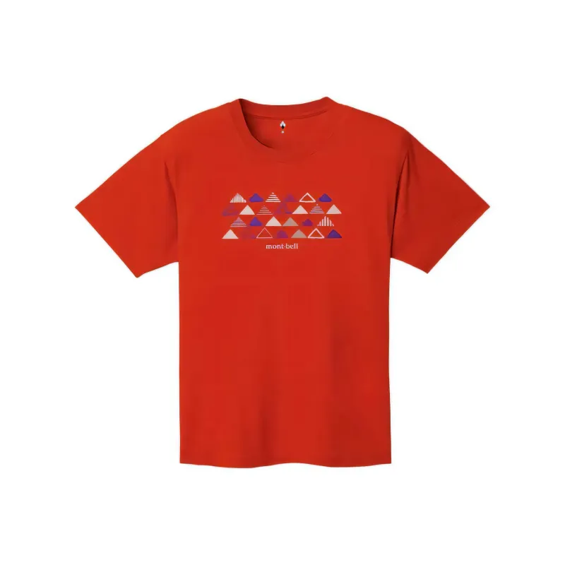 MONTBELL T Shirts Men Red-0