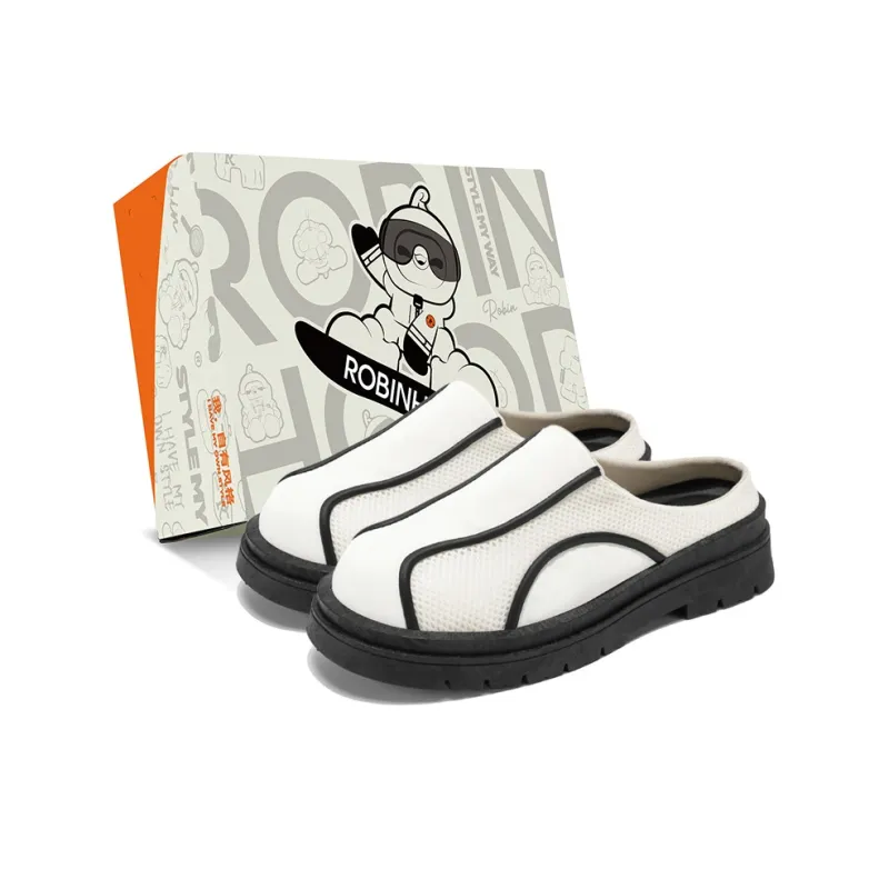 ROBINHOOD Antibacterial, Abrasion Resistant, Odor Resistant Closed Toe Slippers Men's Box Included-6