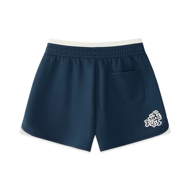FILA FUSION x MR.DOODLE Casual Shorts Women's Wenyang Blue DB-1