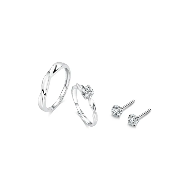 TRUE ME Sterling Silver Rings Unisex-0
