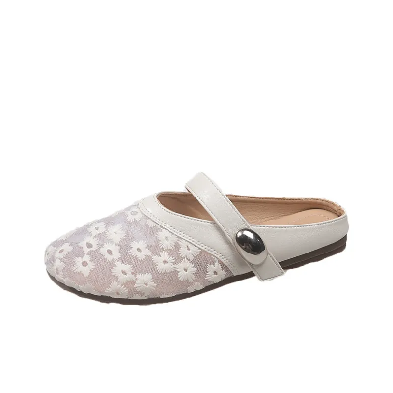 WUJI Slip Resistant Odor Resistant Closed Toe Slippers Women's-5