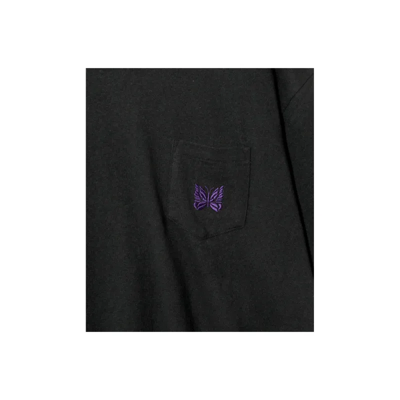 Needles Butterfly embroidered T shirt-2