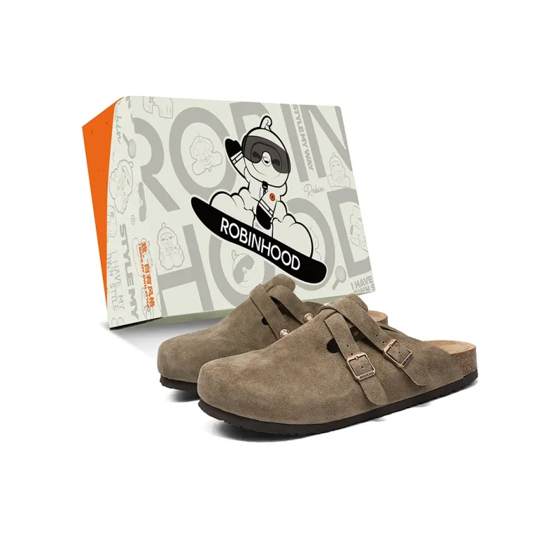 ROBINHOOD Quiet Odor Resistant Abrasion Resistant Slip Resistant Antibacterial Closed Toe Slippers Unisex Box Included-11