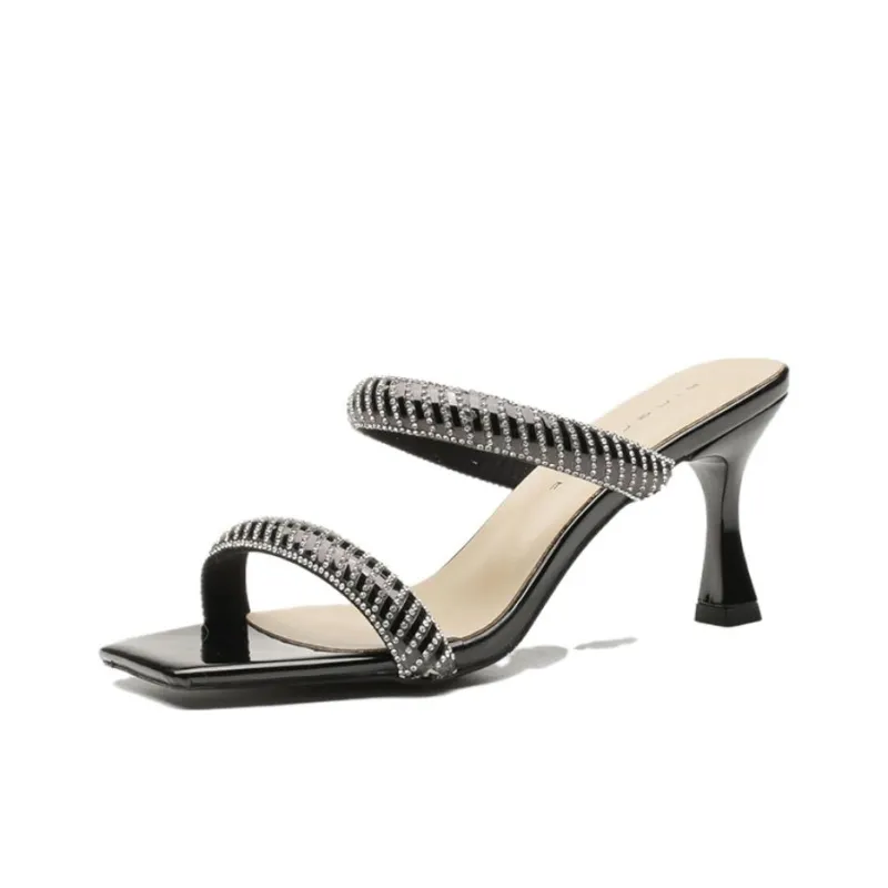 Than Than Me Rubber Sole Slip Resistant Slide Slippers Women's-0