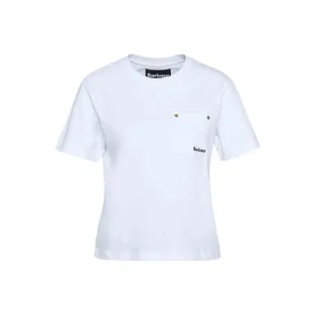 BARBOUR Regular T Shirt Women's White