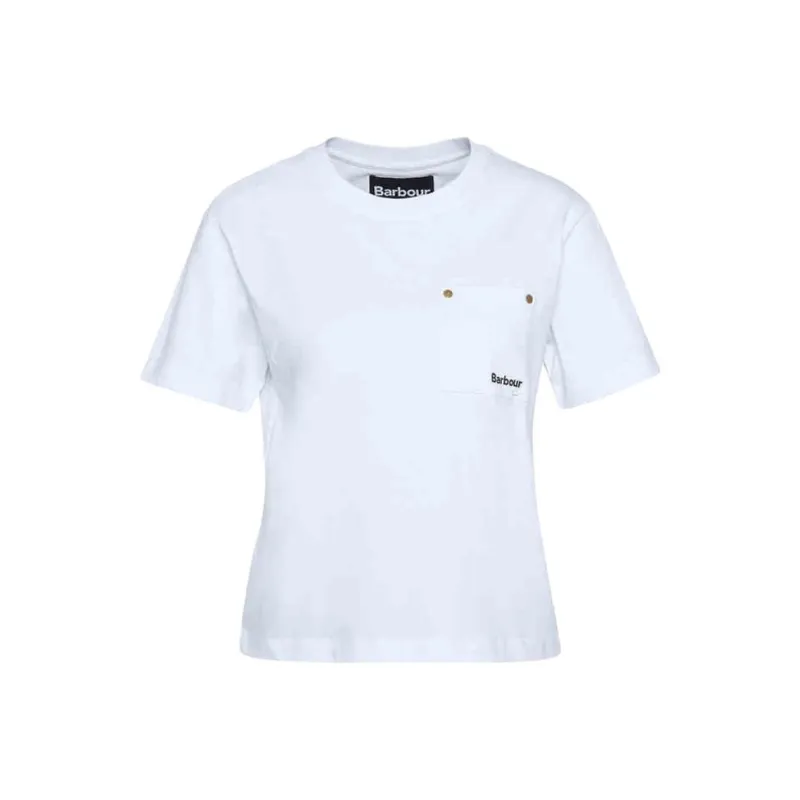 BARBOUR Regular T Shirt Women's White-0