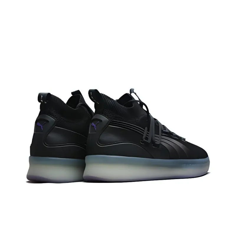 PUMA Clyde Court Disrupt Black Electric Purple-2