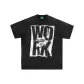 Washed Black Short-Sleeved