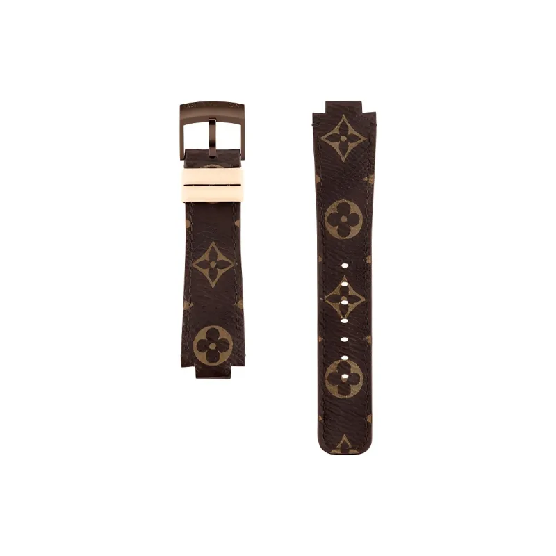 LOUIS VUITTON Tambour Monogram Canvas Strap-0