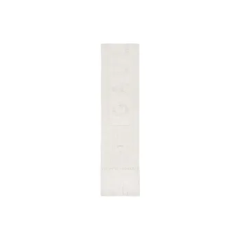 Jean Paul Gaultier Wool, Polyester Knit Scarves Unisex White
