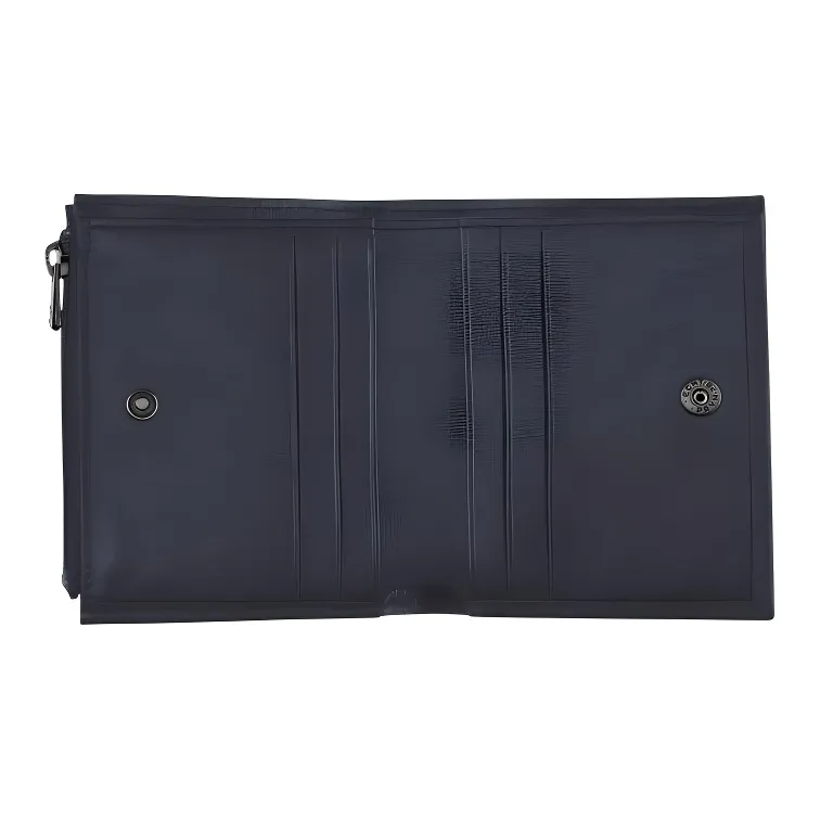 LONGCHAMP 3D Calfskin Wallet Men's Midnight Blue-1