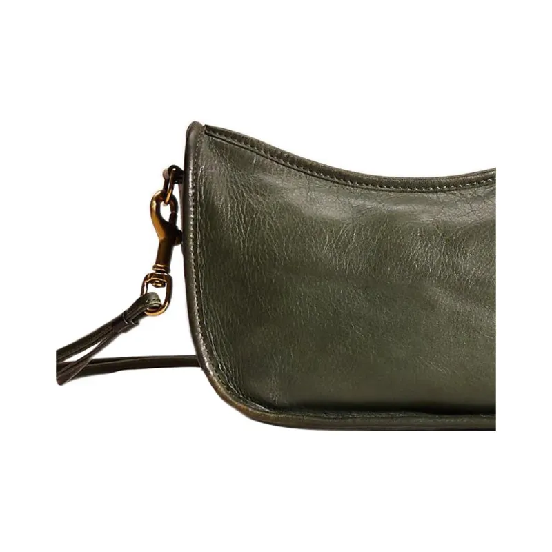 COACH Swinger Glove Tanning Shoulder Bag, Crossbody Bag Medium Size Women's Green-2