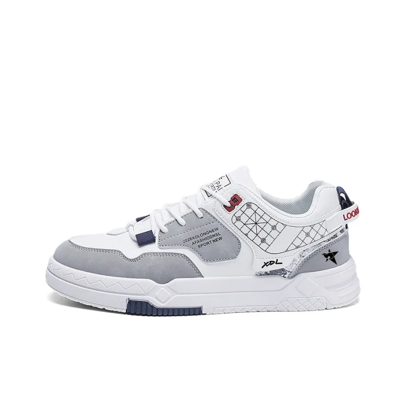 Bookish Star Anti Slip Wear Resistant Low Top Skateboard Shoes Men's-4