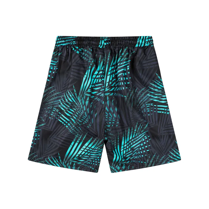 G.M BONNEY Beach Shorts Unisex Black-1