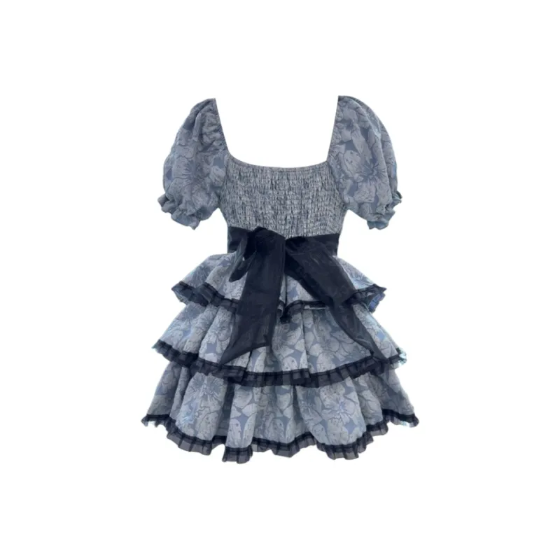 Peaches Peaches Short Sleeved Dress Women's-11