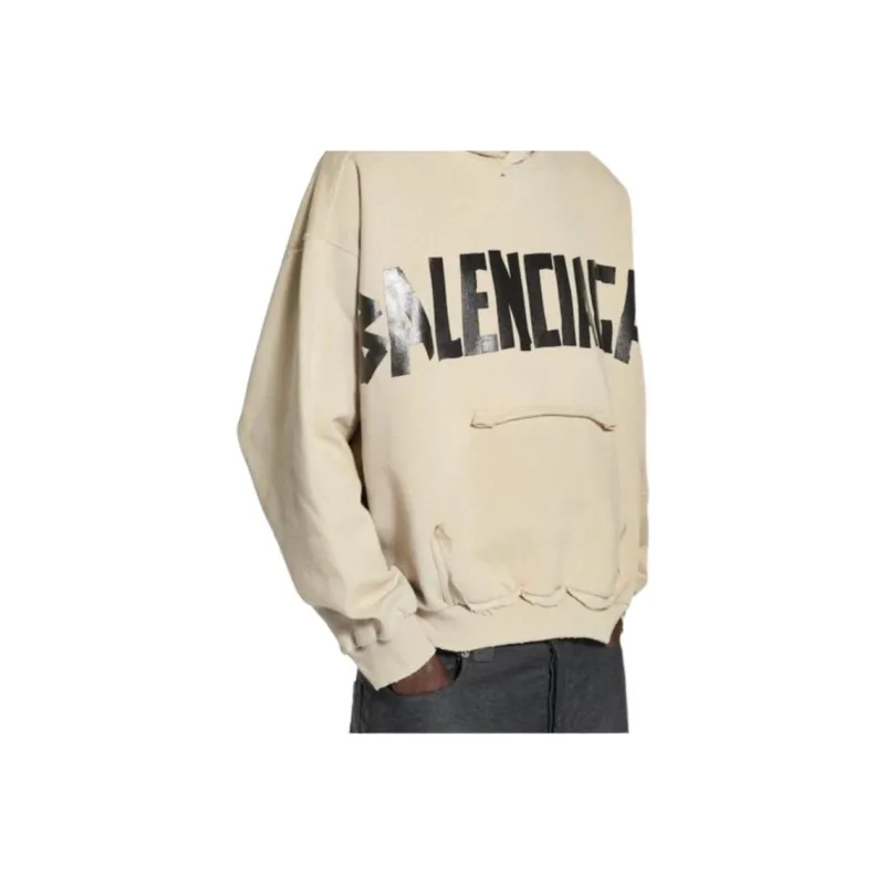 Balenciaga Sweatshirt Regular Fit Unisex Beige-7