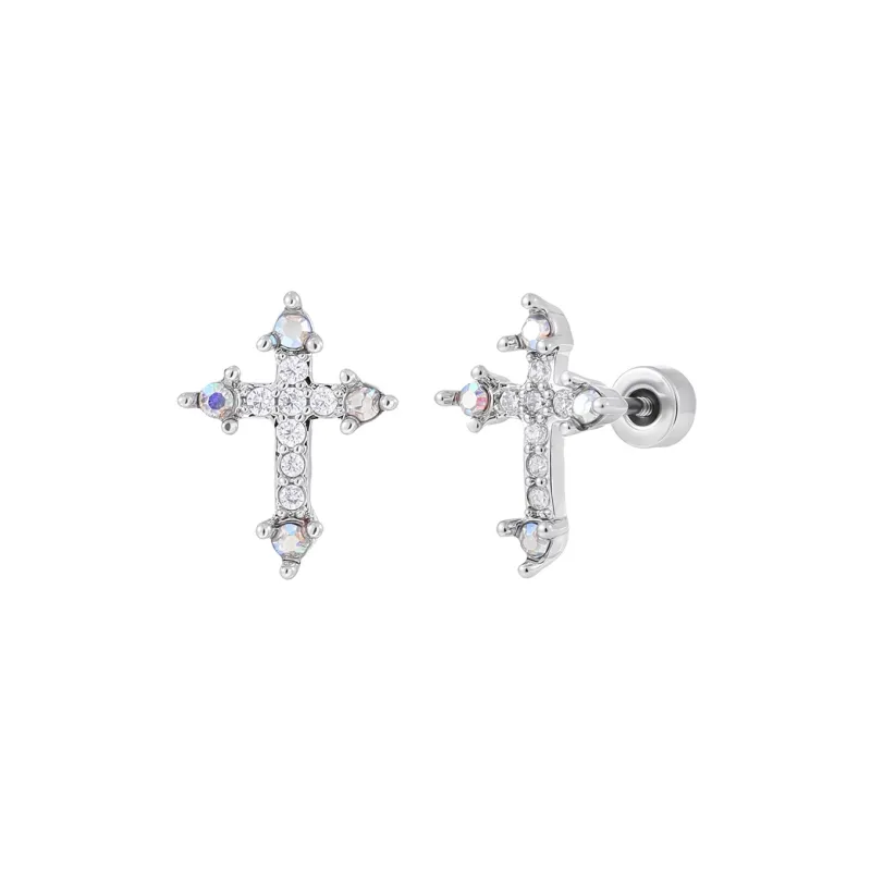 MISS XIA JWY Titanium Steel Stud Earrings Unisex-1