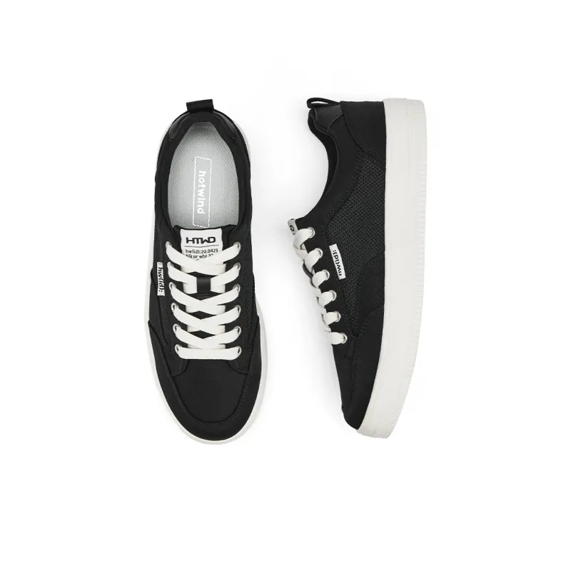 Hotwind Anti Slip Wear Resistant Low Top Skateboard Shoes Men's-2