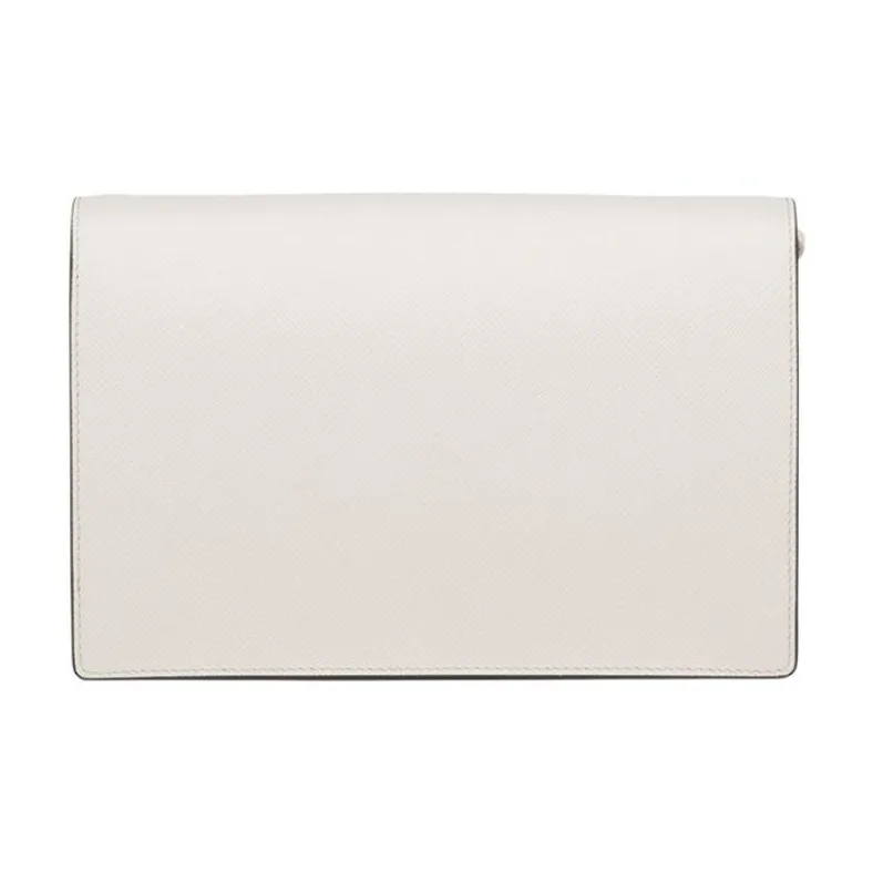 PRADA Leather 2 in 1 Crossbody Bag, Shoulder Bag Women's White-1