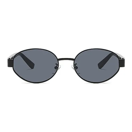 NOME Metal Oval Sunglasses Unisex-0