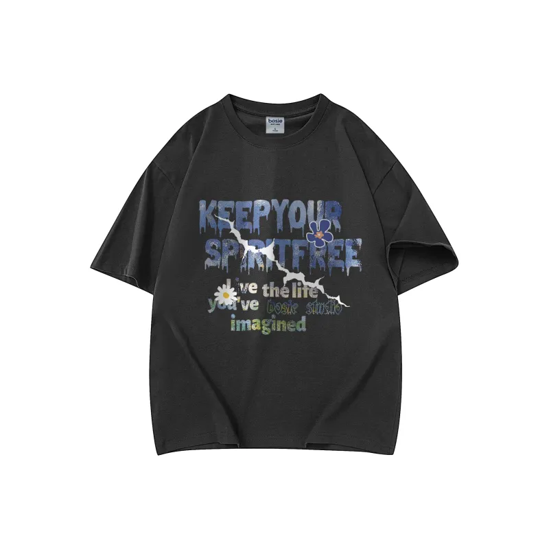 Bosieagender Short Sleeved T Shirts Unisex-7