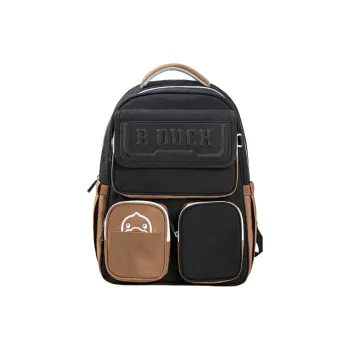 B.Duck Composite Cloth Student Bag Kids' Black/Ecru
