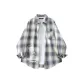 Gray Blue Plaid