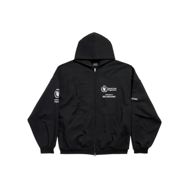 Balenciaga Sweatshirt Loose Fit Unisex Black-0
