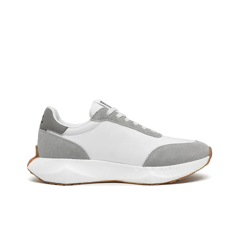NFL Basic Logo Low Top Casual Shoes Unisex Gray White-1