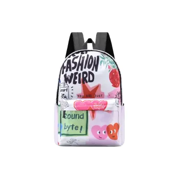 GLORY&CO Polyester Backpack Unisex Cherry Blossom Pink