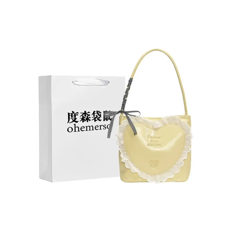 Dusen Kangaroo PU Shoulder Bag Women's Multicolor-20