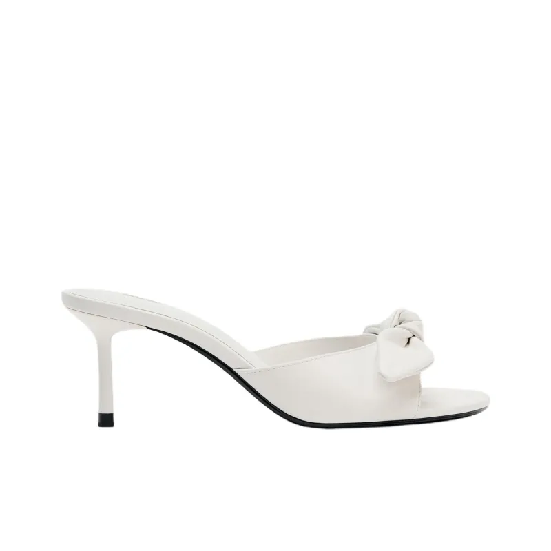 ZARA PU Polyurethane Slip Resistant Slide Slippers Women's White-2