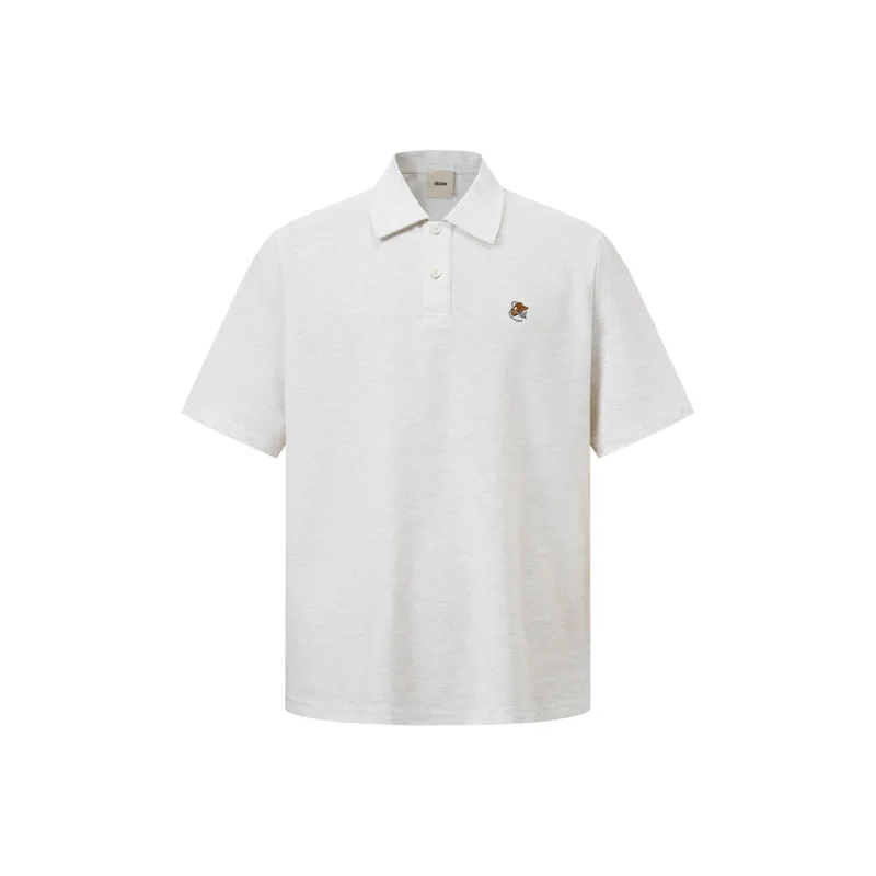 CHINISM Polo Shirts Unisex Heather Gray-0