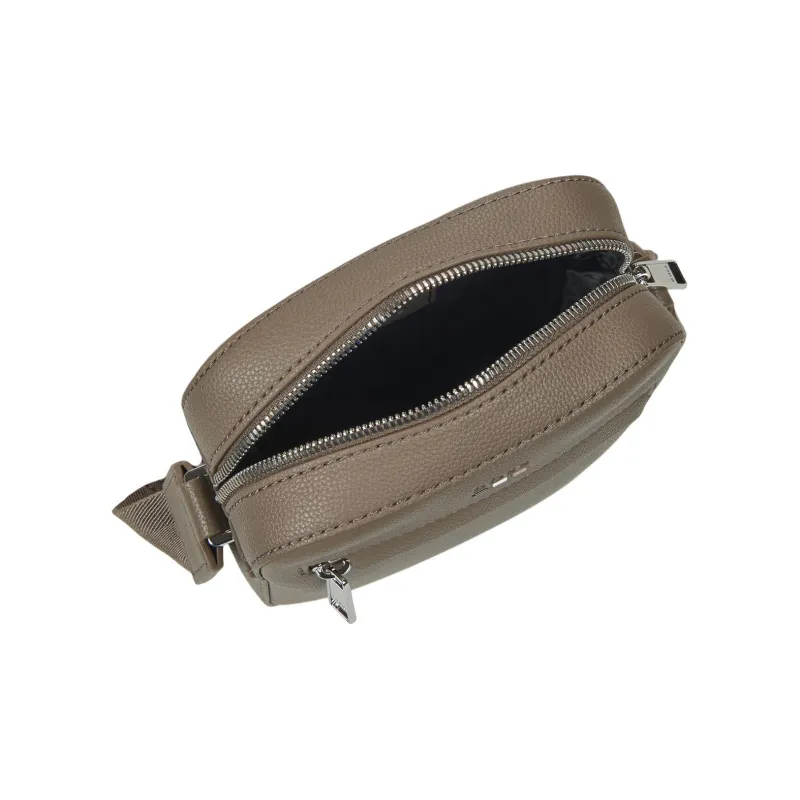 HUGO BOSS Synthetic Leather Crossbody Bag, Shoulder Bag Men's Taupe-3