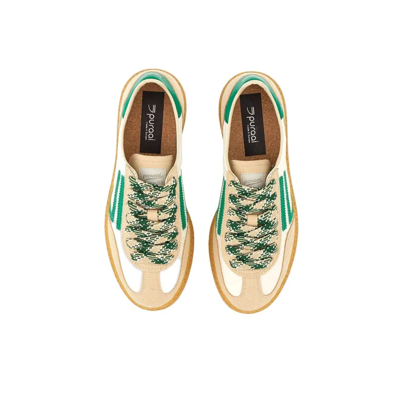 Puraai Panther 6.1 Low Top Skateboard Shoes Women's Green-6