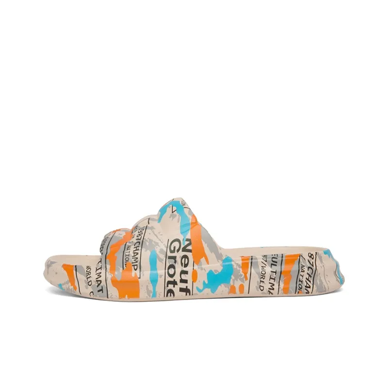 KLAOSD Slip Resistant Abrasion Resistant Cushioning Slide Slippers Unisex-6