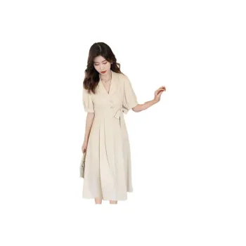 Mu Xiao Xin Short Sleeved Dress Women's