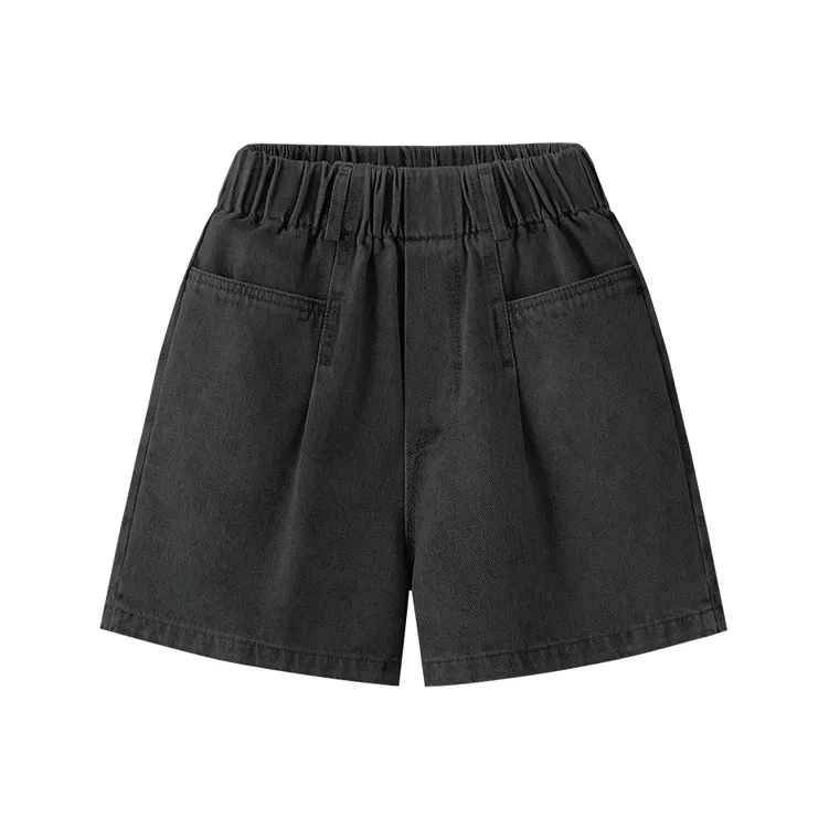 Aimilian Denim Shorts Women's Black-0