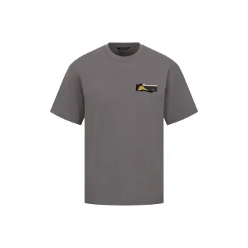 URBAN REVIVO T Shirts Men Medium Gray