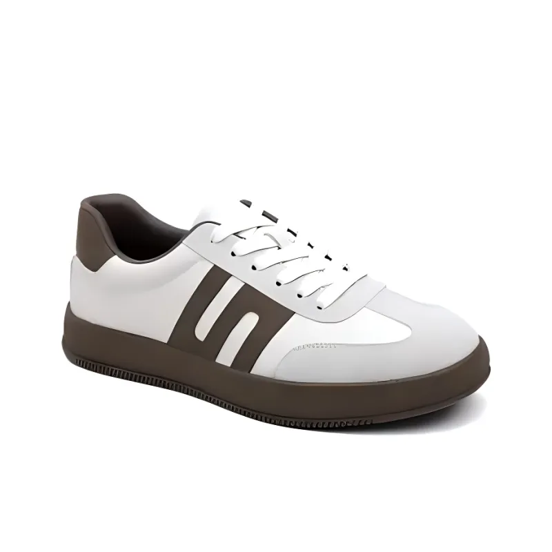 Jerden Smith Coverage Abrasion Resistant Low Top Skateboard Shoes Men's White-1